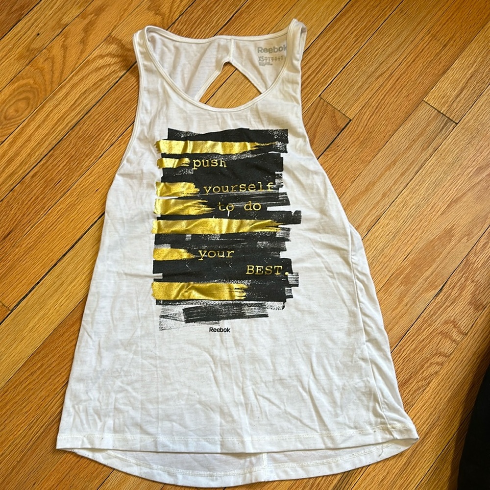 Reebok tank, size XS, excellent used condition